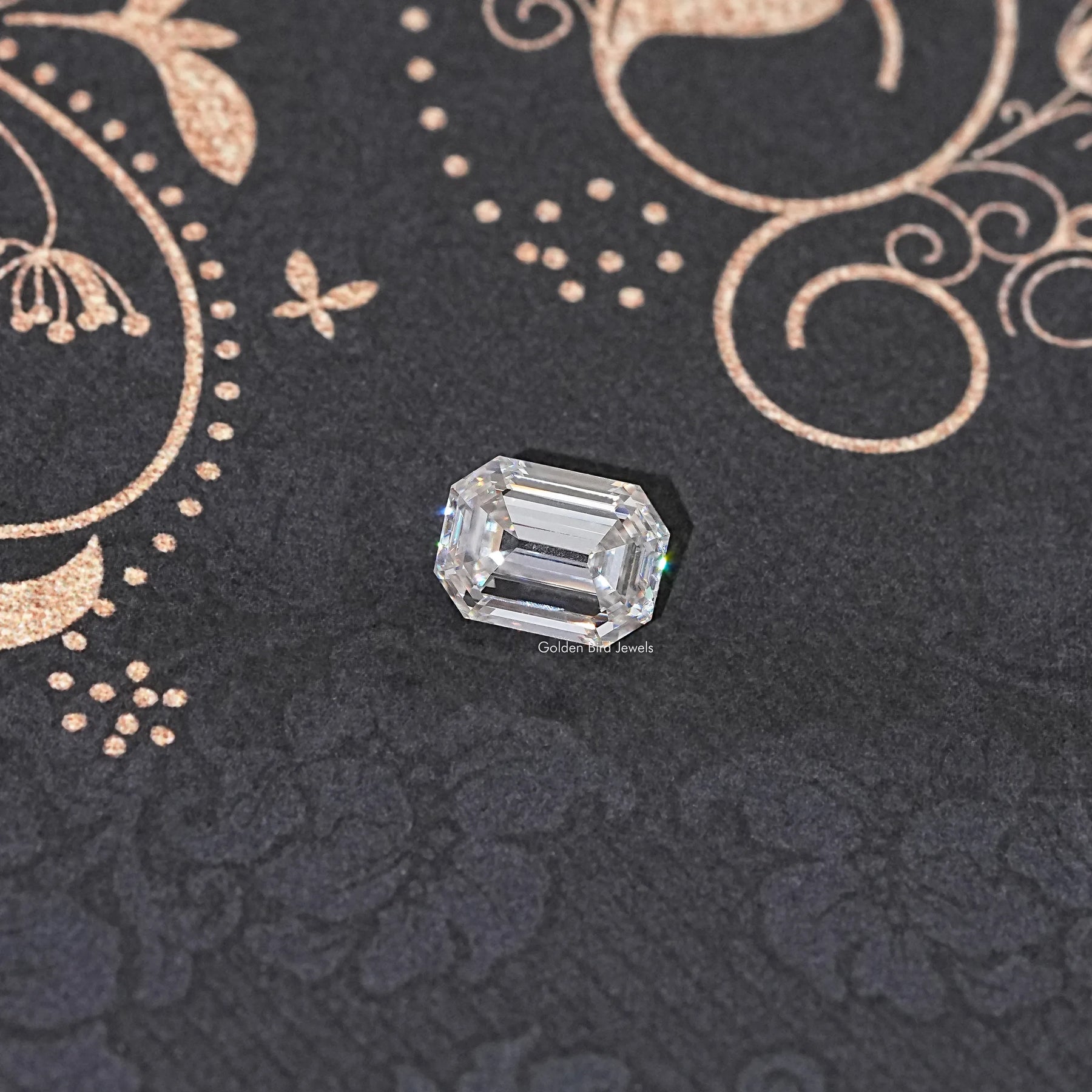 Old Mine Emerald Cut Loose Moissanite
