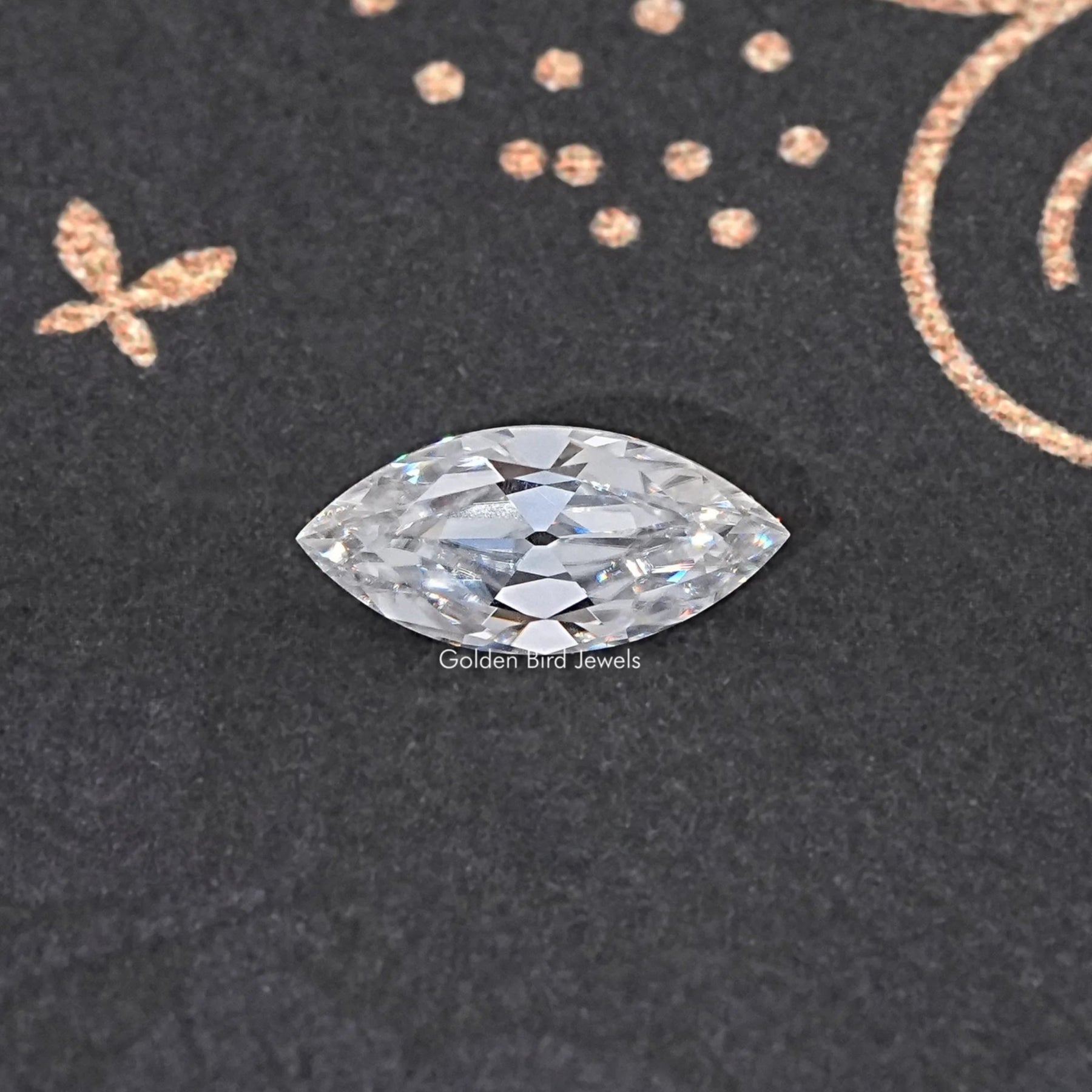 Old Mine Marquise Cut Loose Moissanite