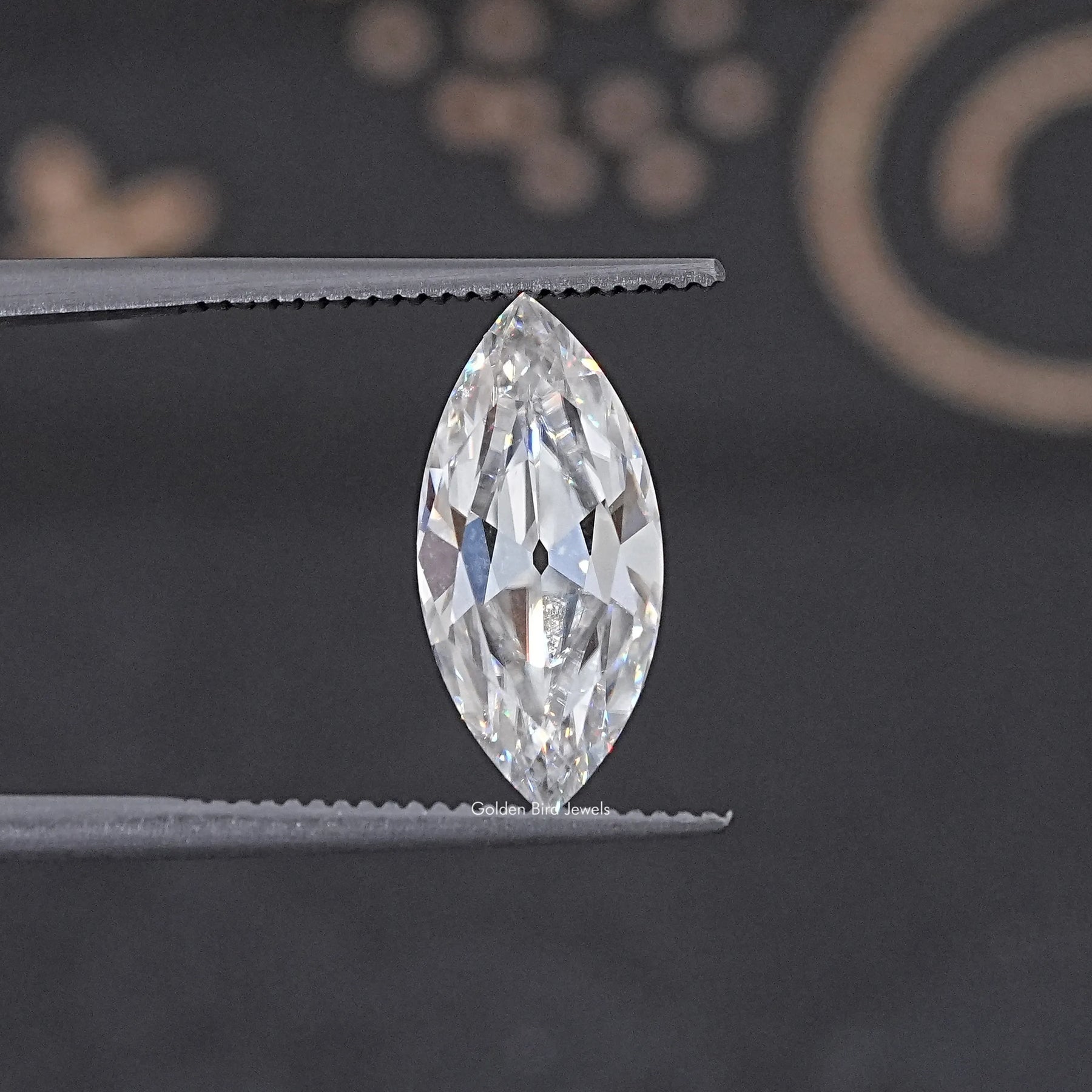 Old Mine Marquise Cut Loose Moissanite