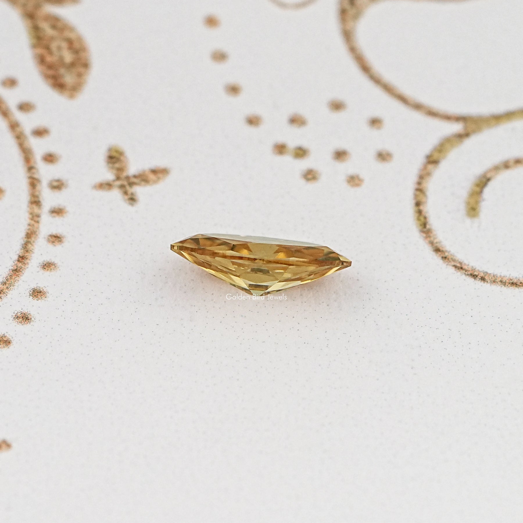 Champagne Old Mine Marquise Loose Moissanite