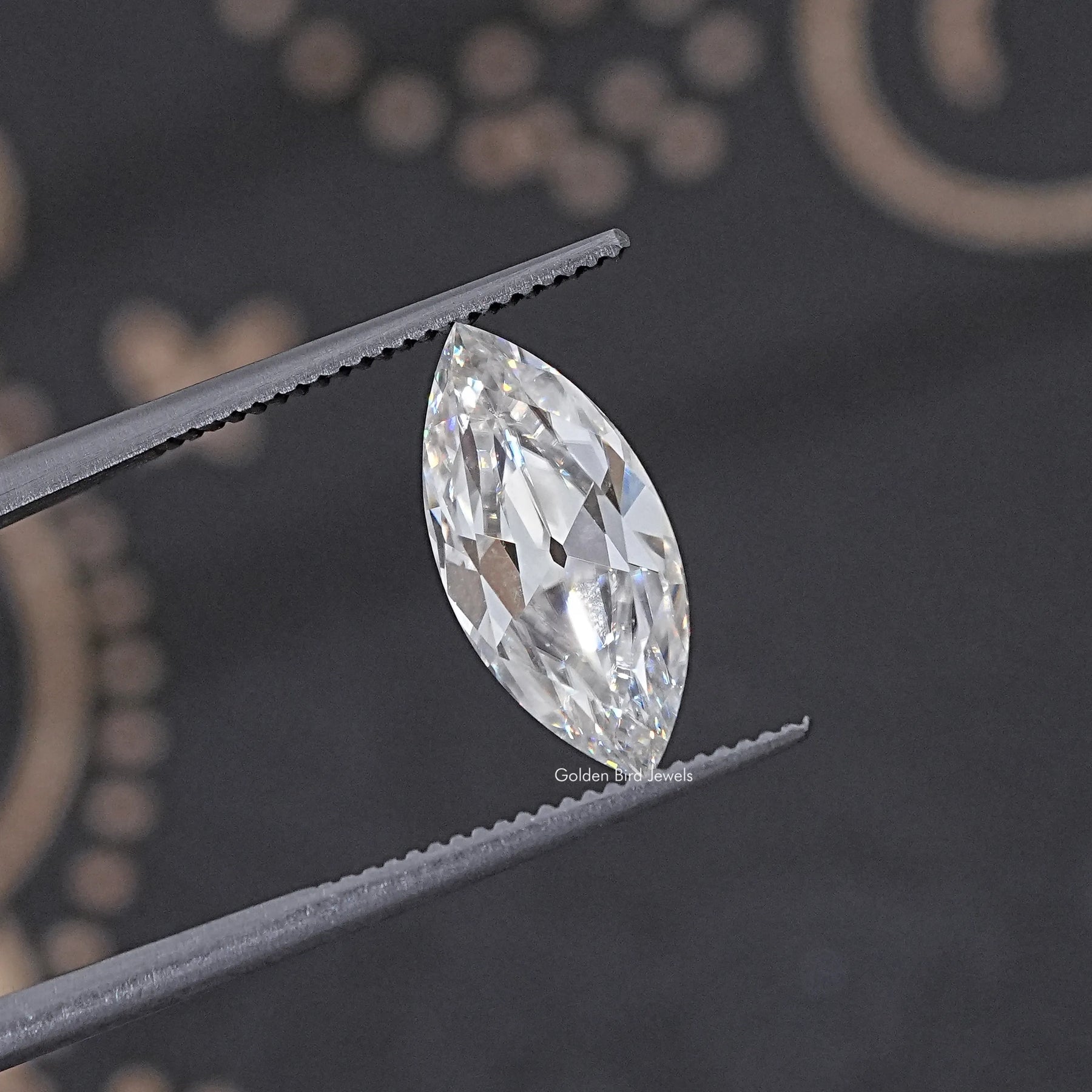 Old Mine Marquise Cut Loose Moissanite