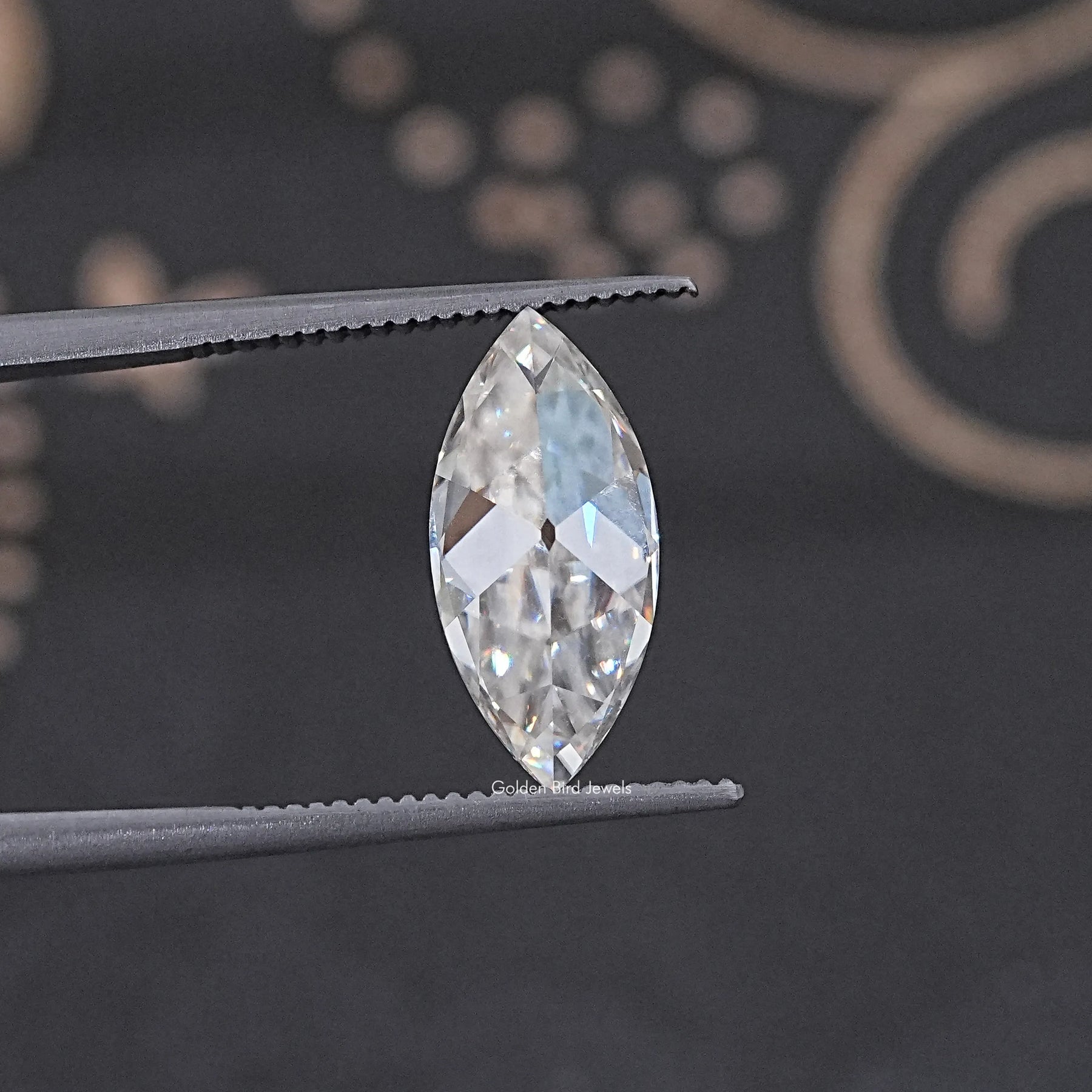 Old Mine Marquise Cut Loose Moissanite