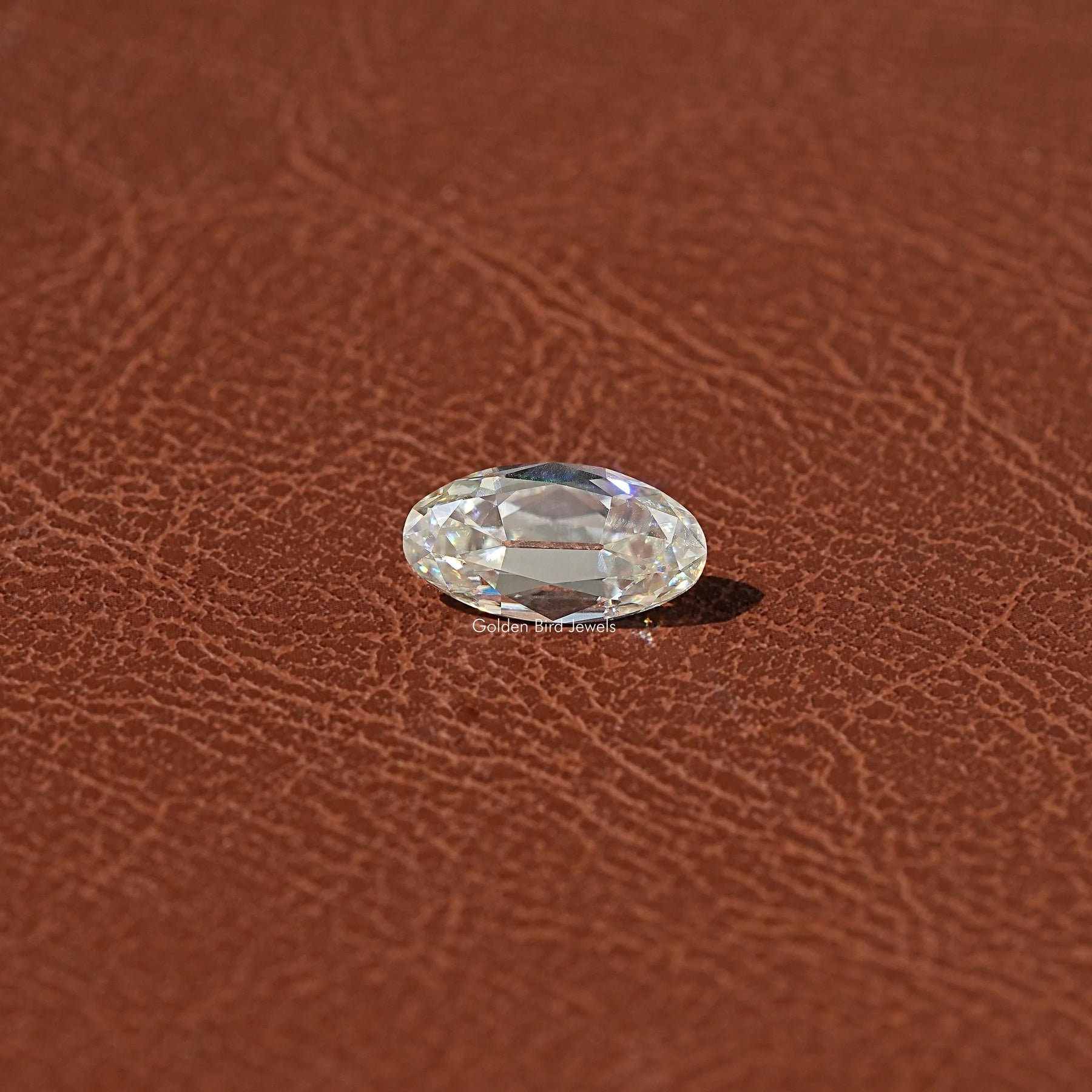 Old Mine Moval Cut Loose Moissanite