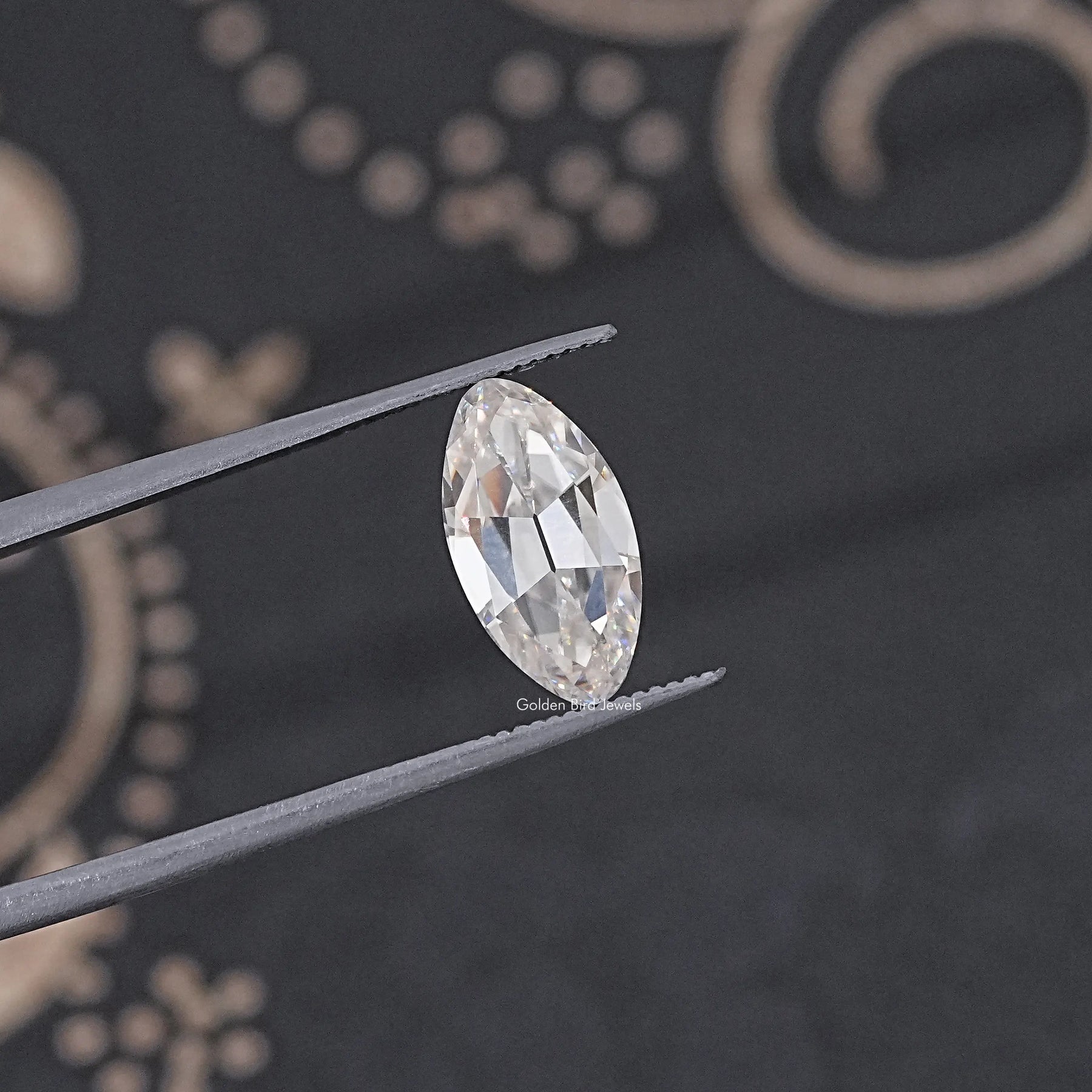 Old Mine Moval Loose Moissanite