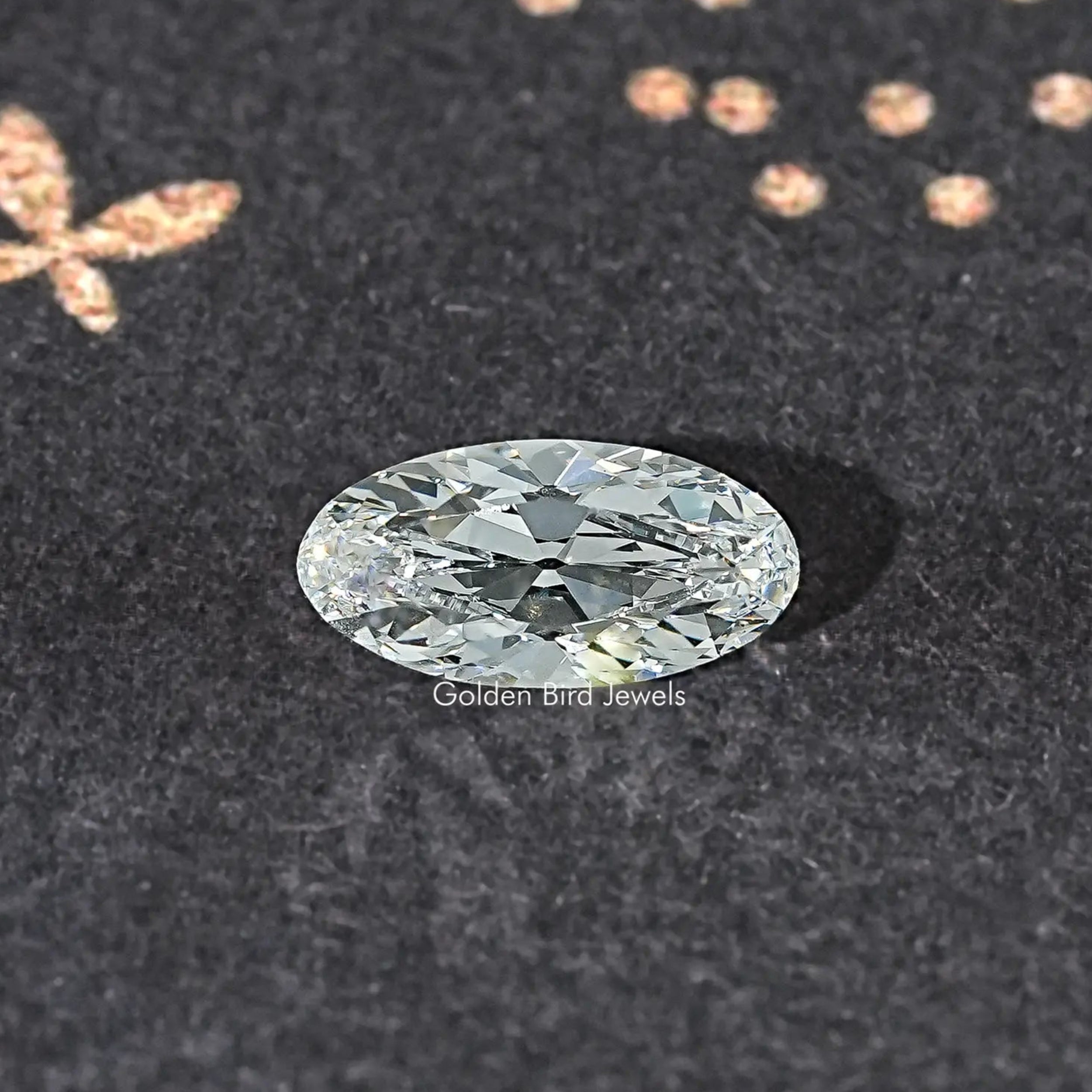 Old Mine Moval Lab Grown Diamond – goldenbirdjewels