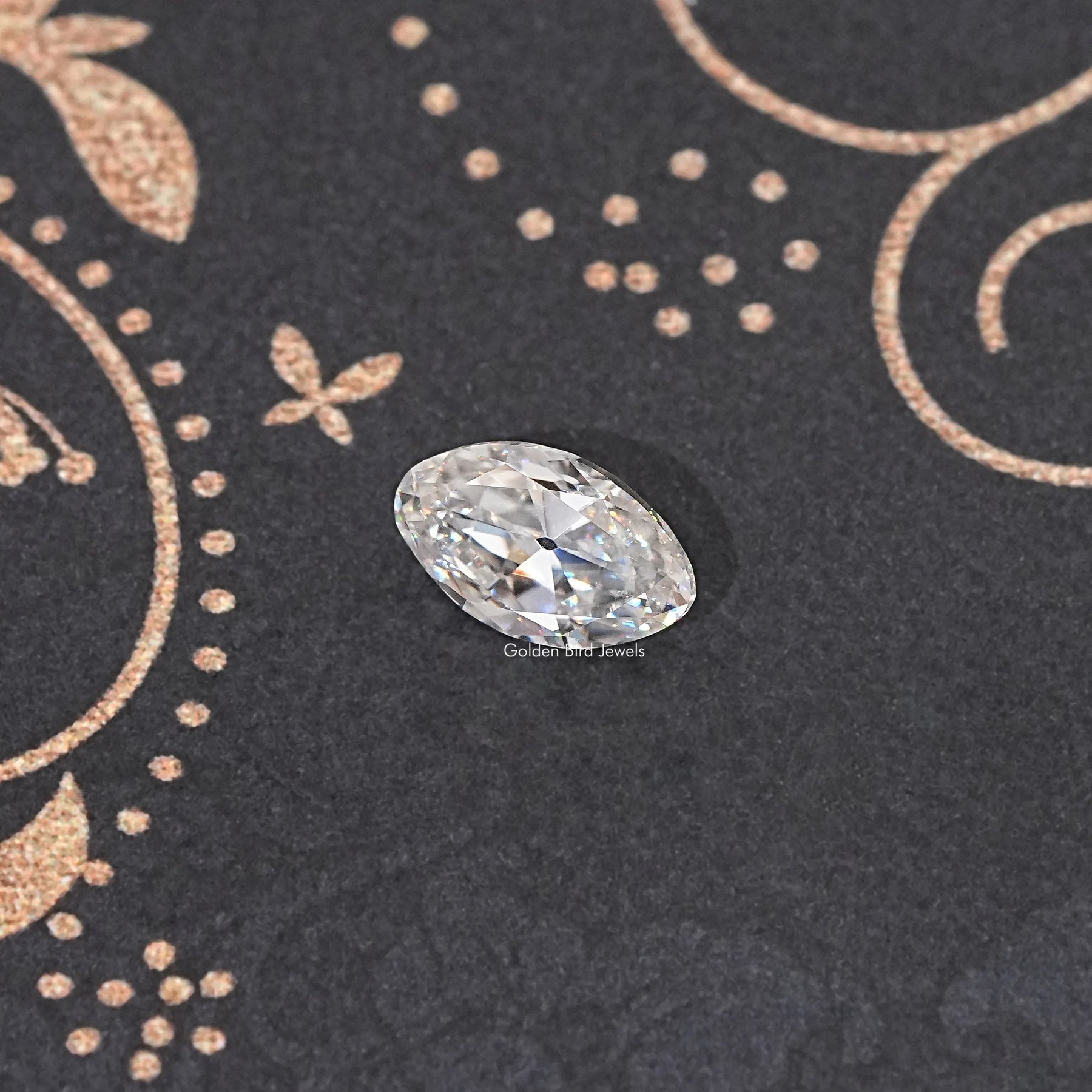 Near Colorless Old Mine Moval Loose Moissanite
