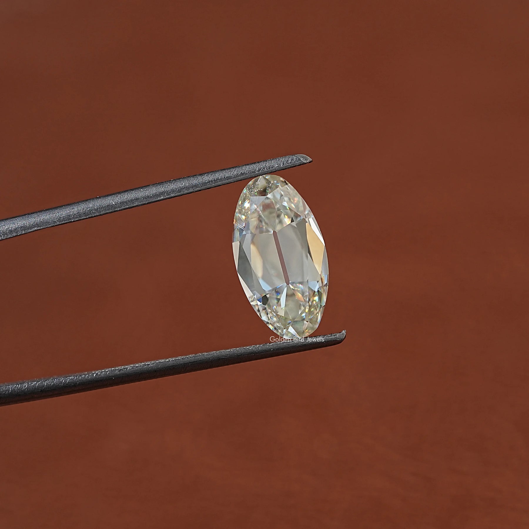 Old Mine Moval Cut Loose Moissanite