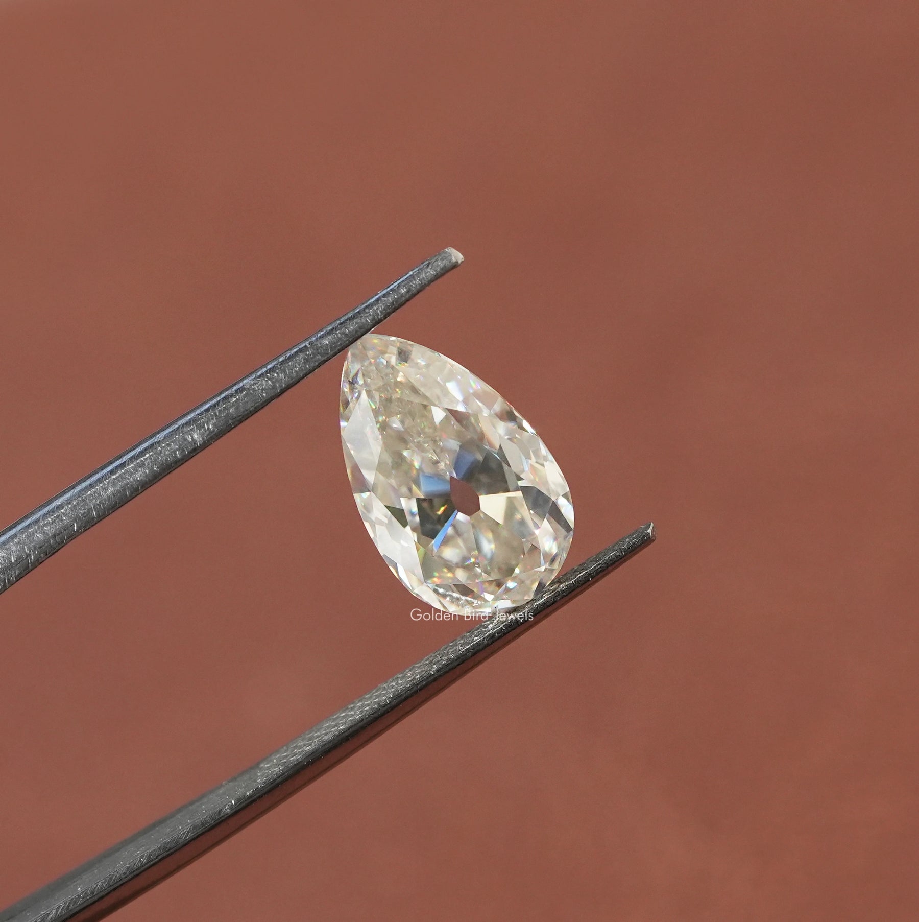 Loose Moissanite Old Mine Pear