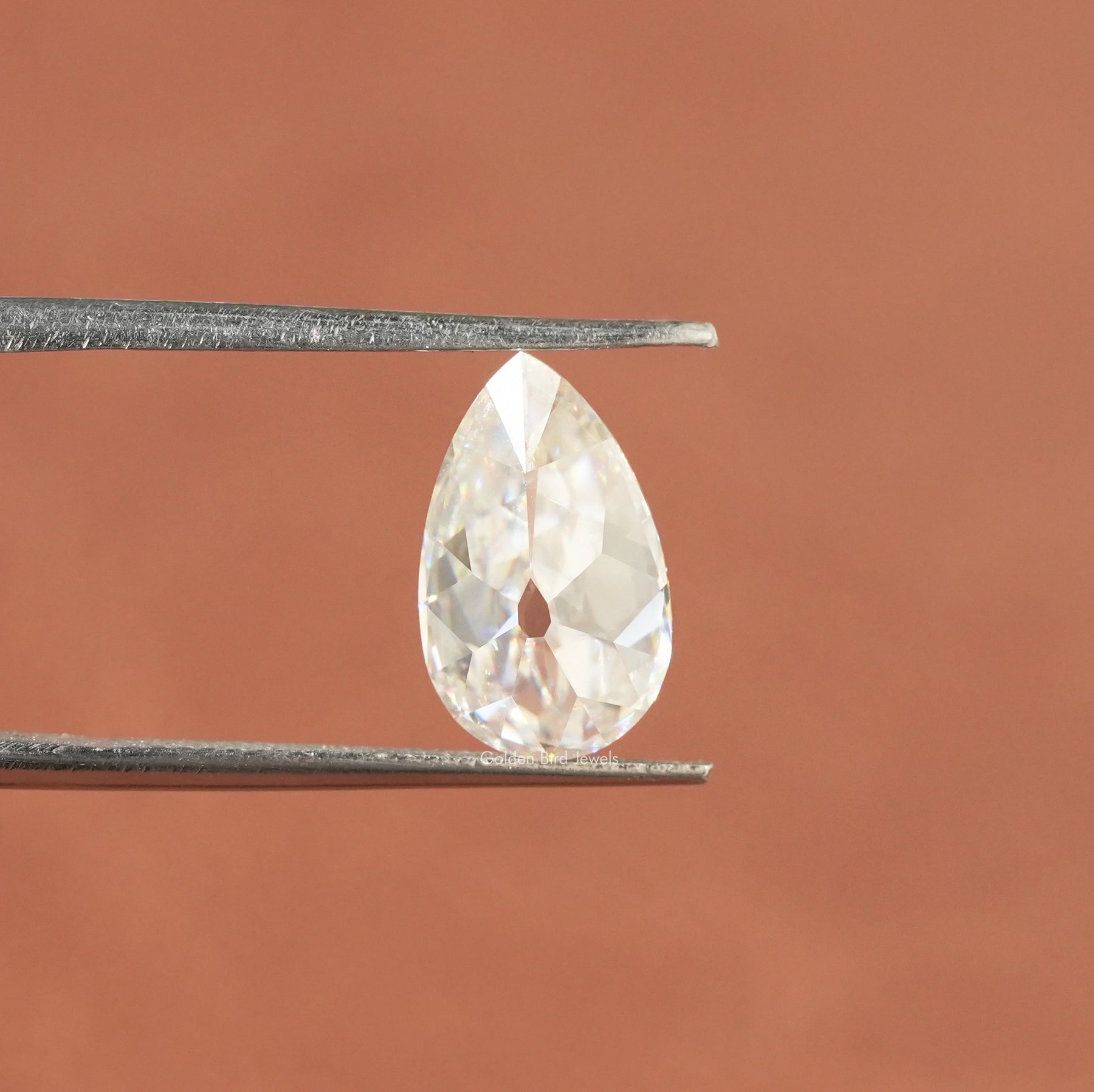 Loose Moissanite Old Mine Pear