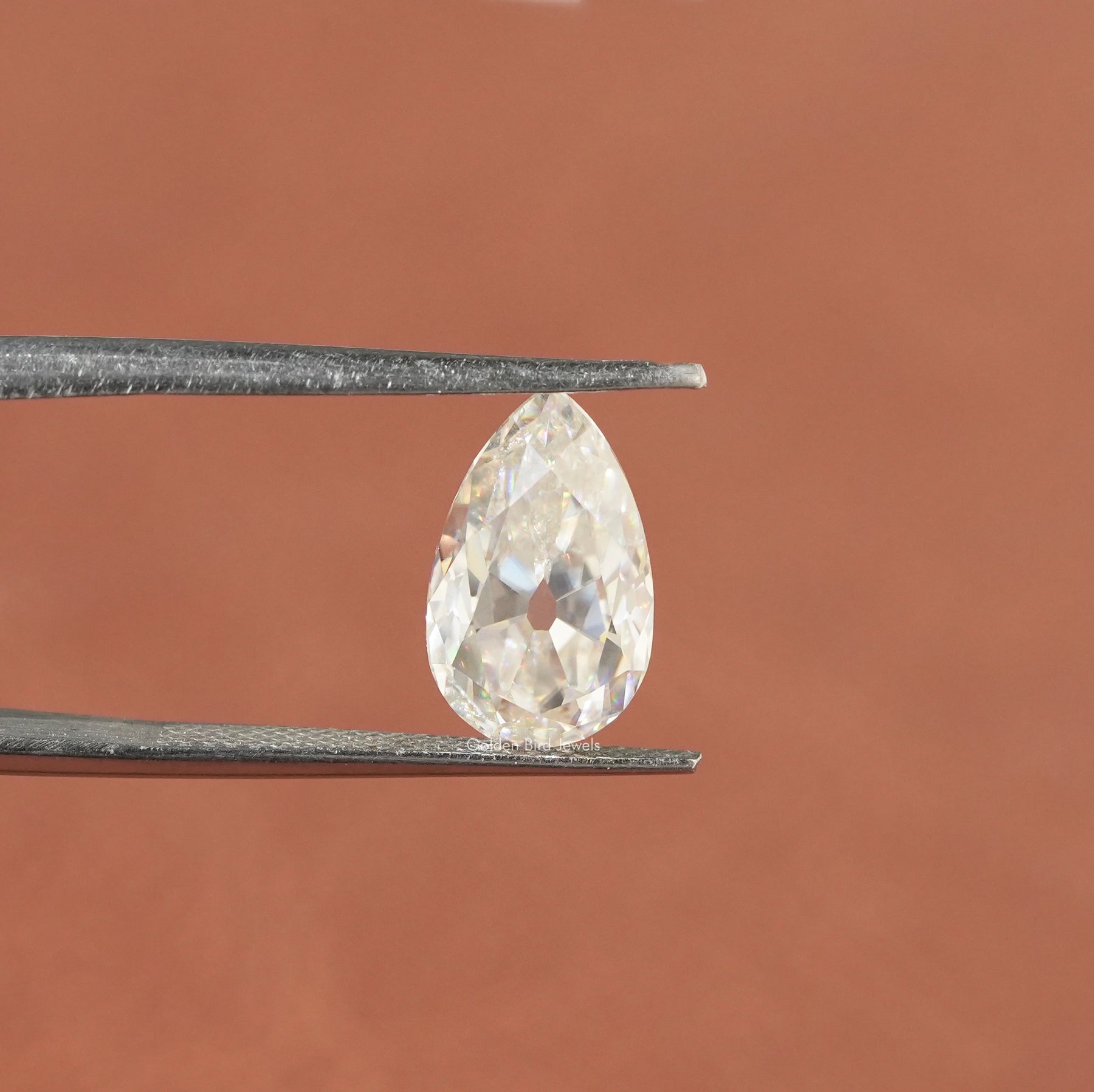 Loose Moissanite Old Mine Pear
