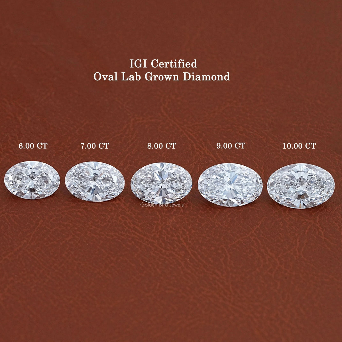IGI Certified Oval Cut Loose Lab Diamond