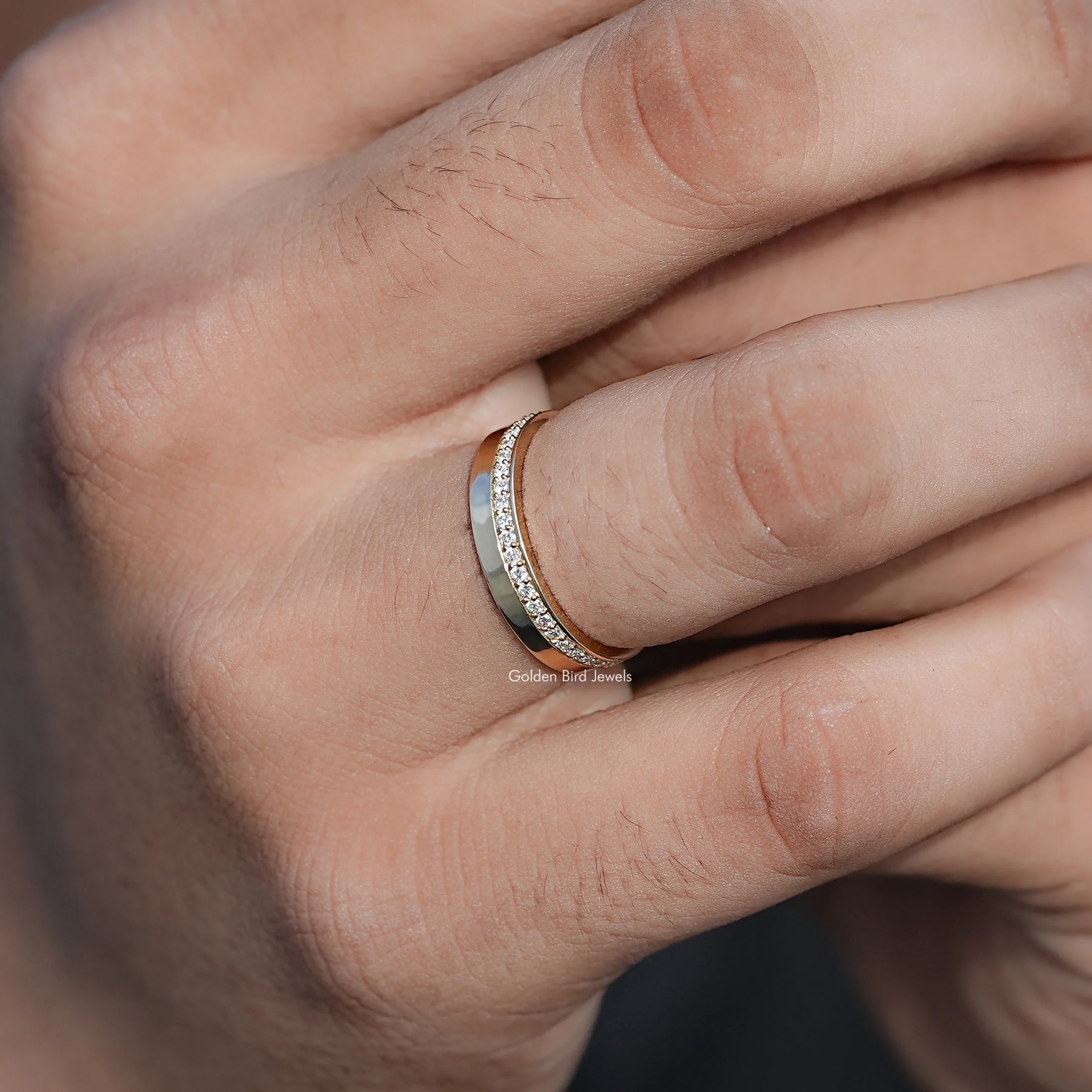 Round Cut Lab Grown Diamond Full Eternity Band