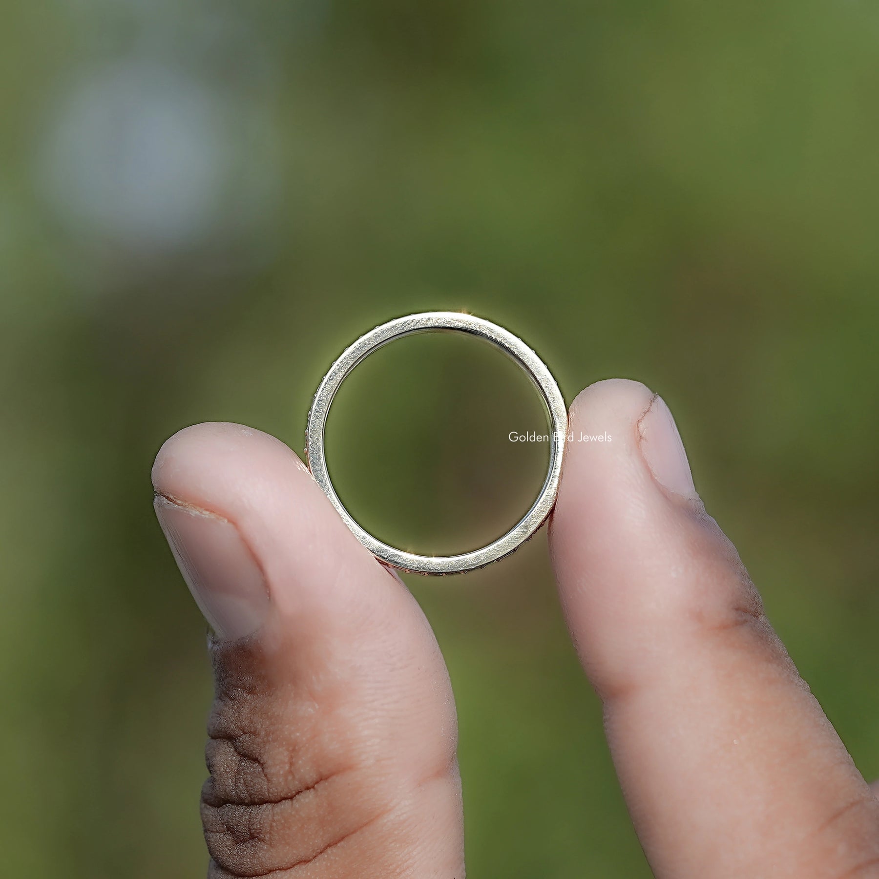 Round Cut Lab Grown Diamond Full Eternity Band
