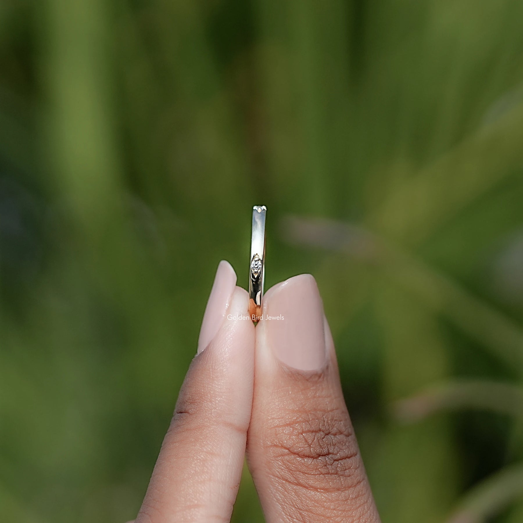 Round Cut Lab Diamond Lacie Eternity Band