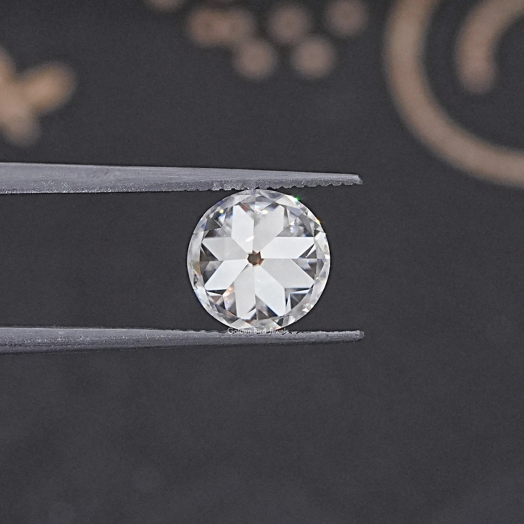 3,28 CT alter europäischer Schliff, runder, lockerer Moissanit
