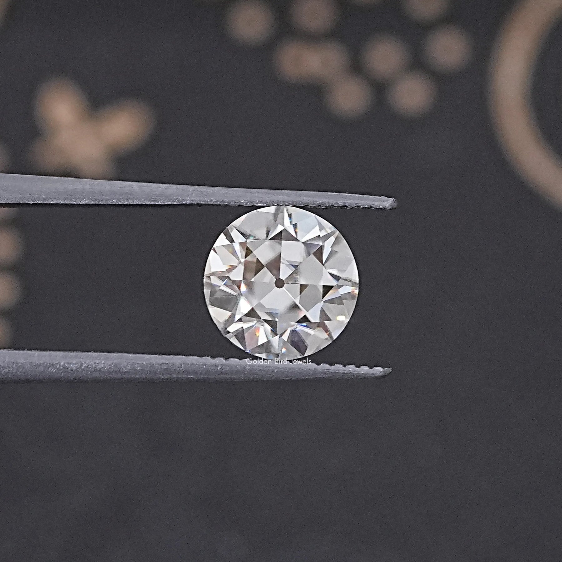 3,28 CT alter europäischer Schliff, runder, lockerer Moissanit