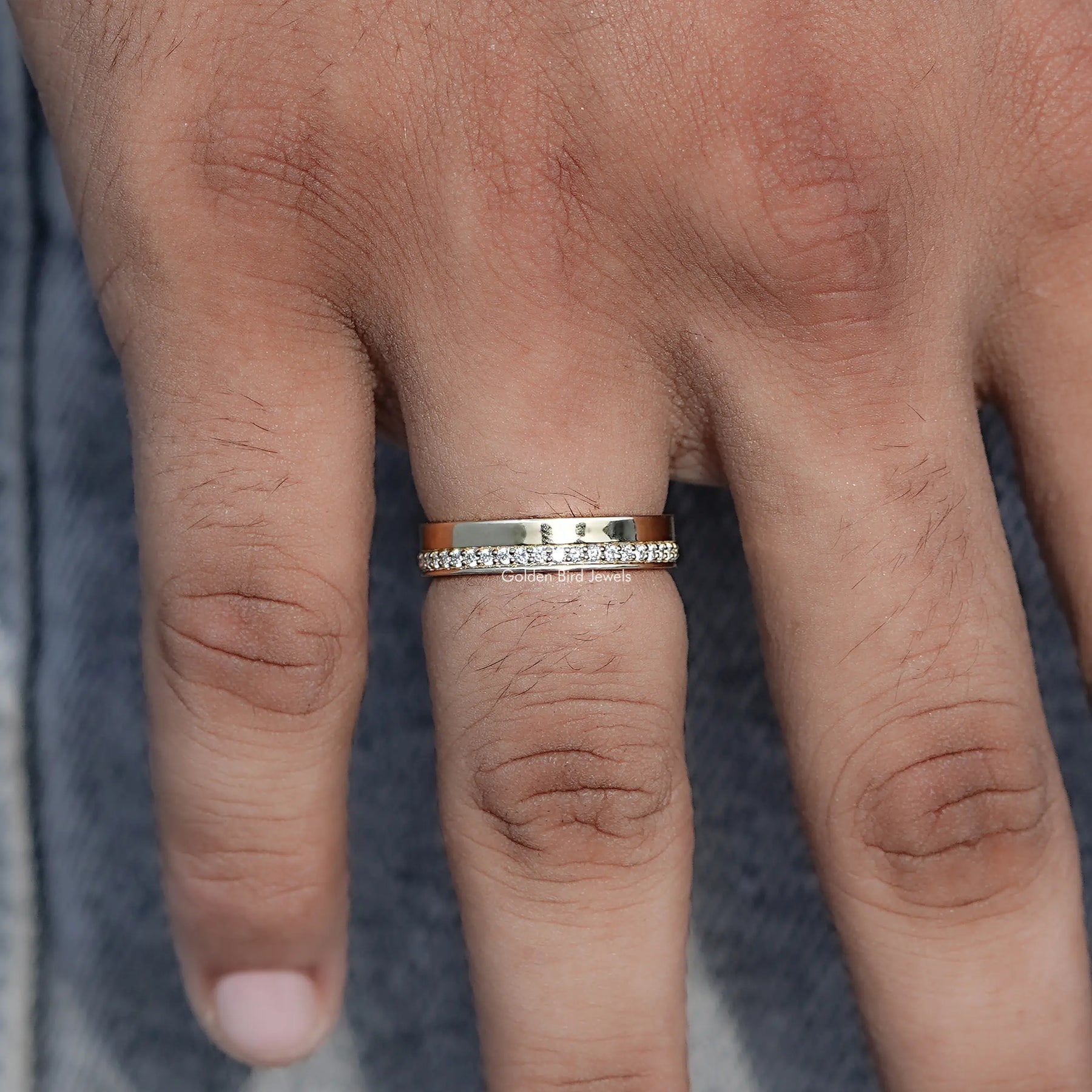 Round Cut Lab Grown Diamond Full Eternity Band