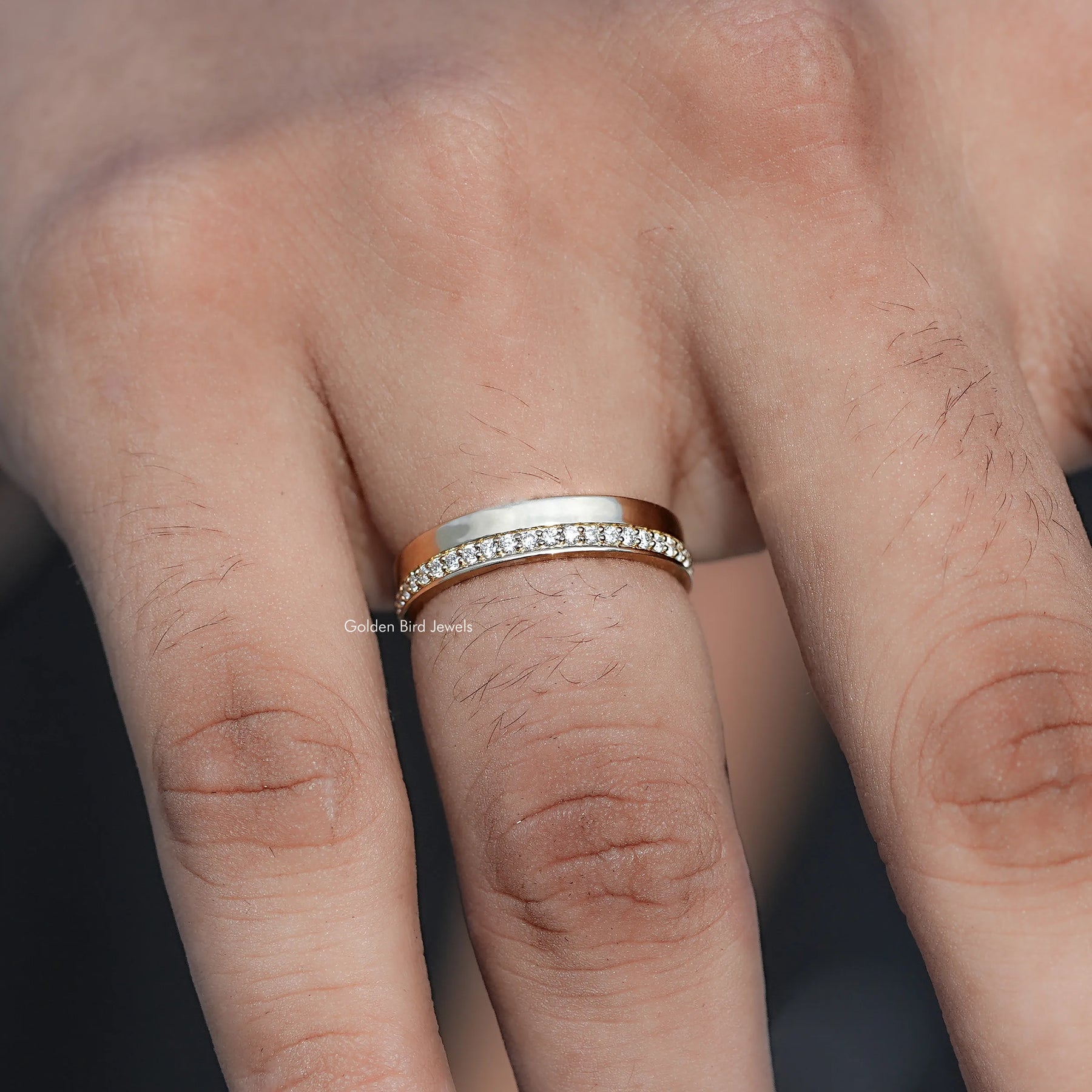Round Cut Lab Grown Diamond Full Eternity Band