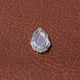 Top View of  Step Cut Portrait Pear Loose Moissanite