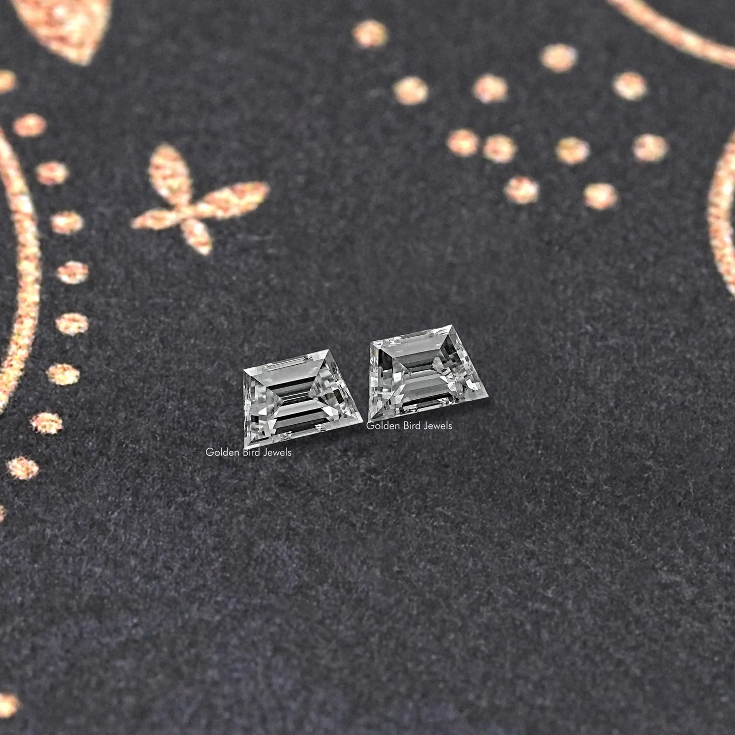 Step Cut Trapezoid Lab Diamond Matching Pair
