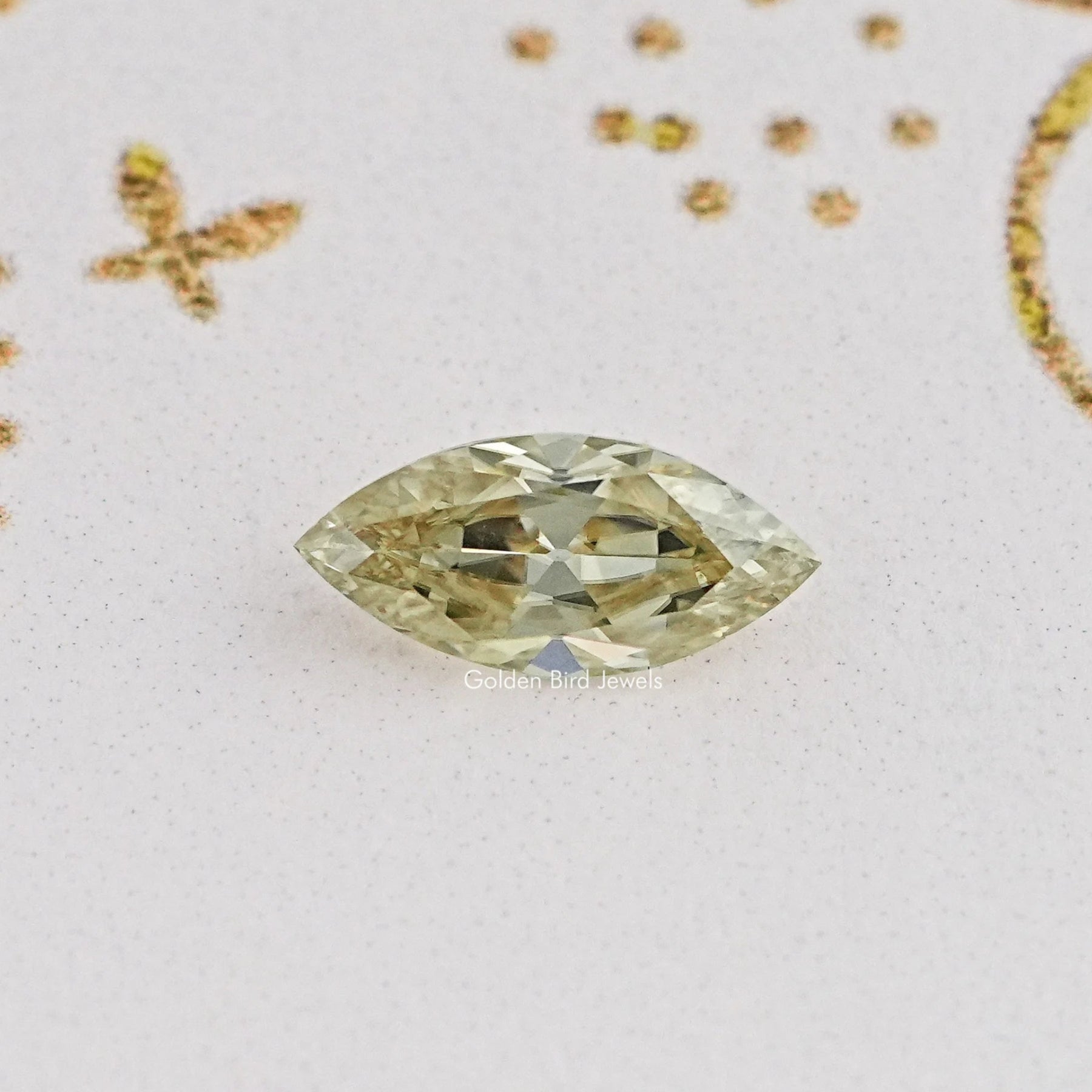 View Of Old Mine Marquise Cut Loose Moissanite Stone