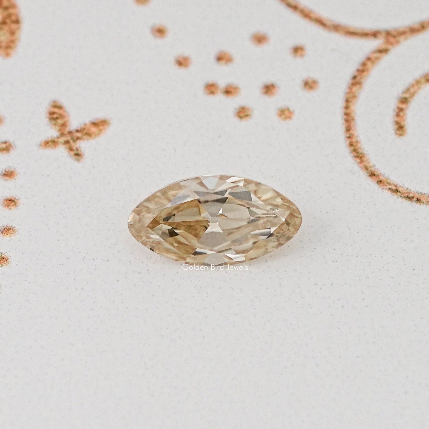 View Of Old Mine Moval Cut Loose Moissanite Stone