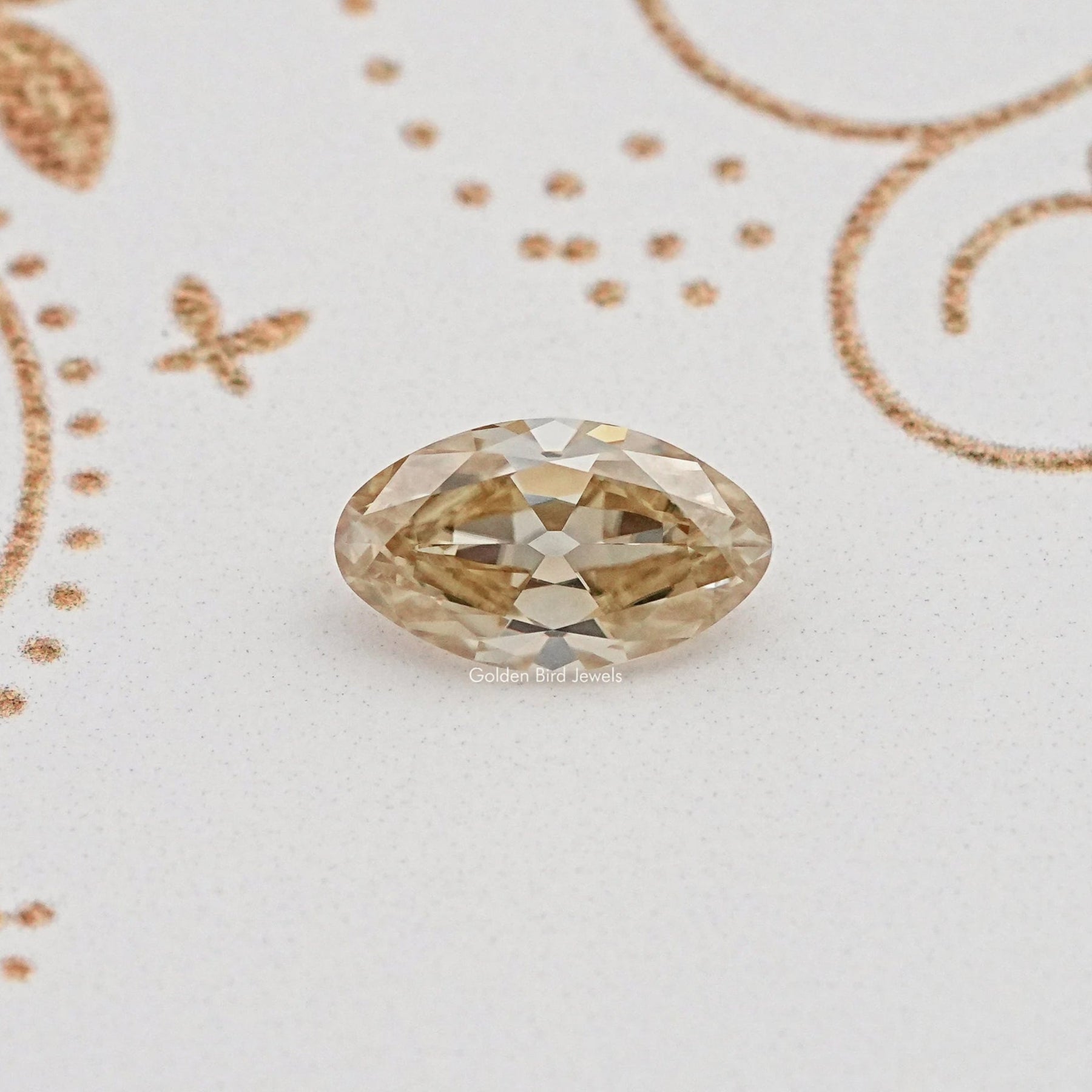View Of Old Mine Moval Cut Loose Moissanite Stone