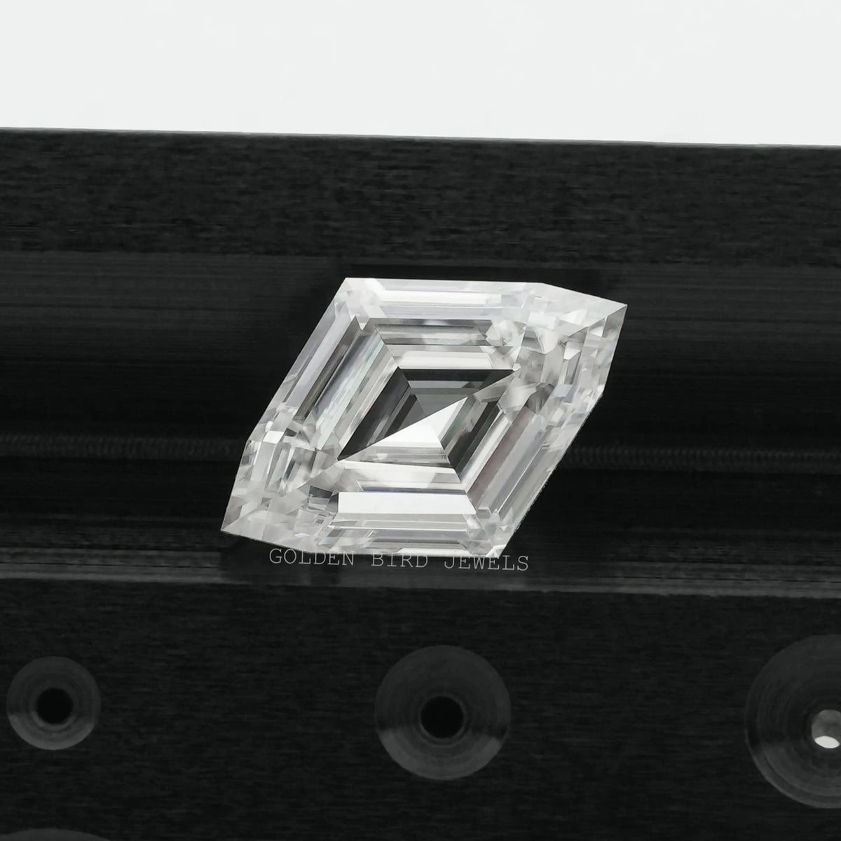 View of Marquise Cut Antique Loose Moissanite