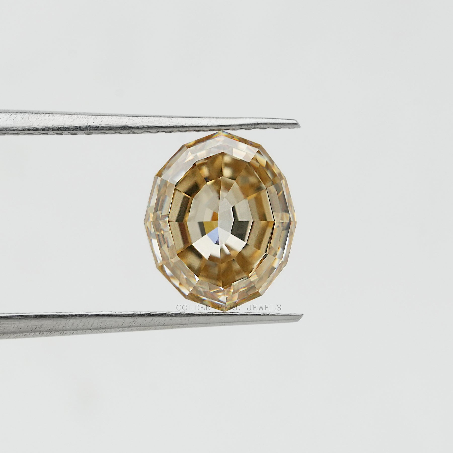 View Of Step Cut Loose Moissanite