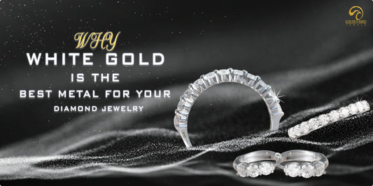 White gold diamond jewelry with timeless elegance