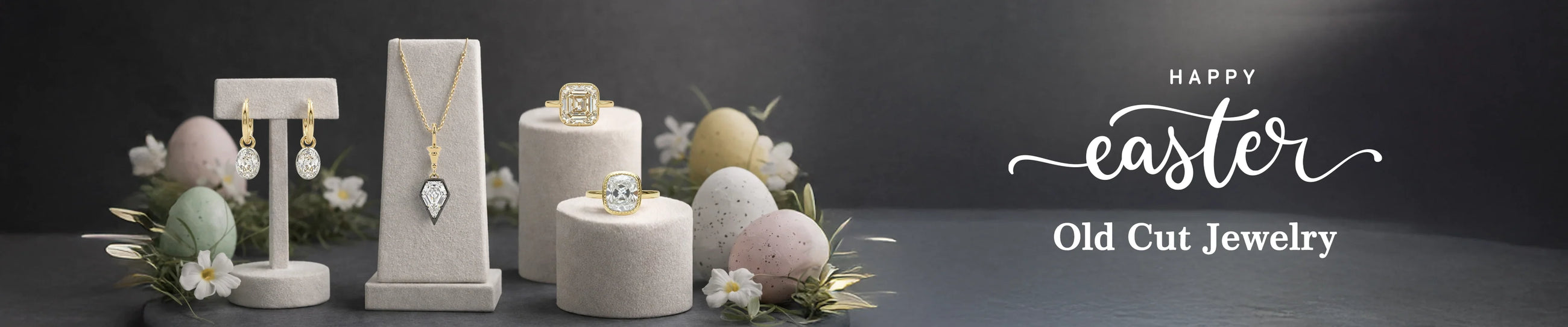 Old mine cut jewelery featured in Easter sale offer