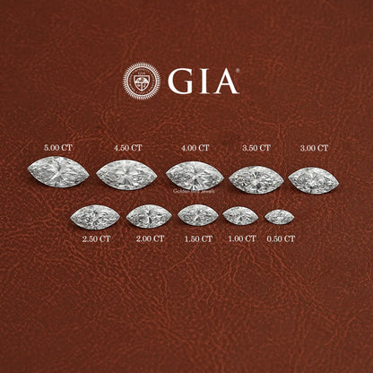 GIA Certified Marquise Cut Loose Lab Diamond