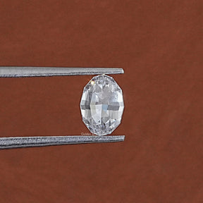 1CT Step Cut Oval Lab Grown Loose Diamond