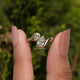 2 Stone Pear Cut Lab Diamond Toi Et Moi Ring