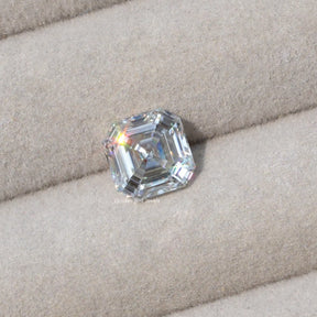 [Moissanite Asscher Cut Loose Stone]-[Golden Bird Jewels]