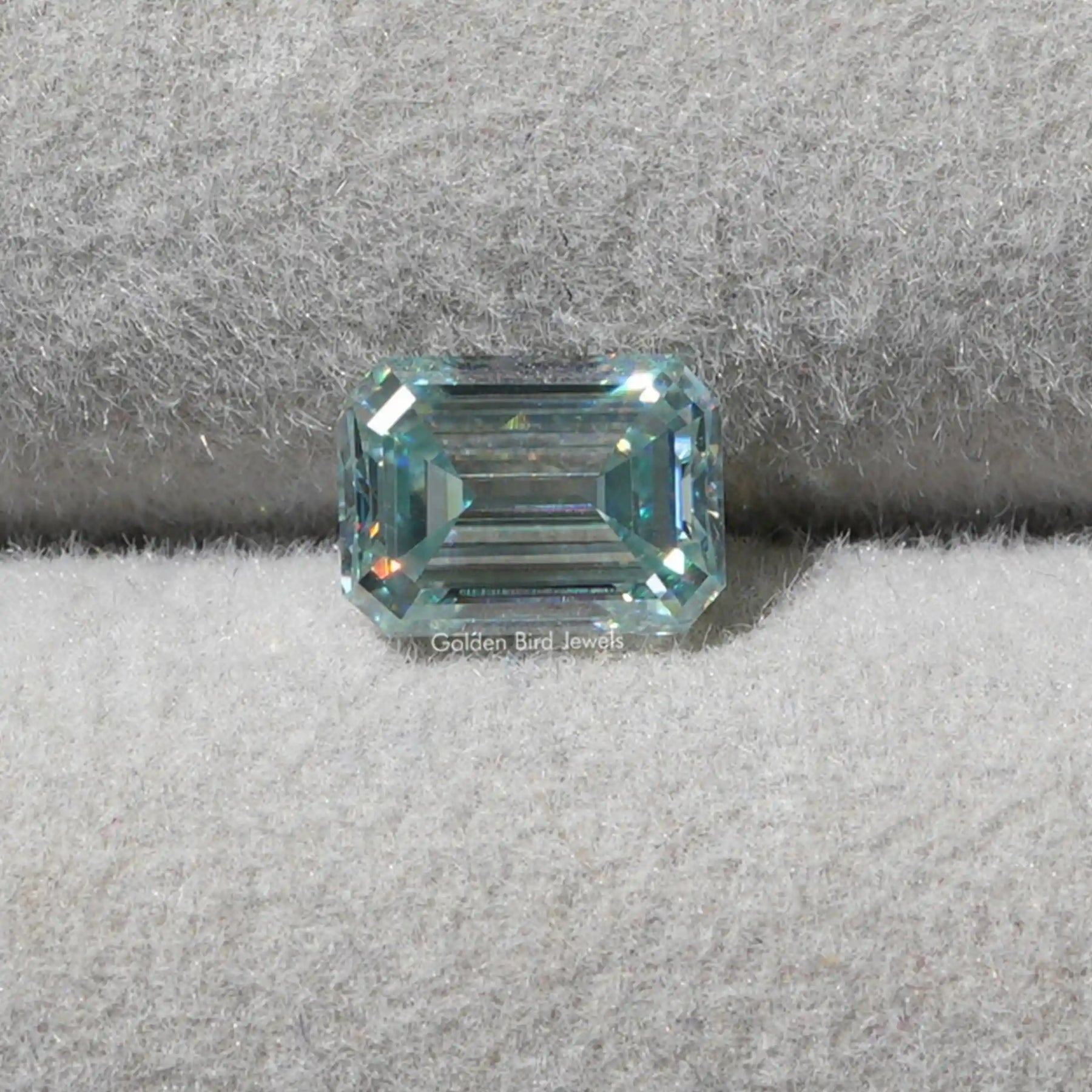 [Emerald Cut Loose Moissanite Stone]-[Golden Bird Jewels]