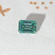 Aqua Blue Emerald Moissanite Loose Stone