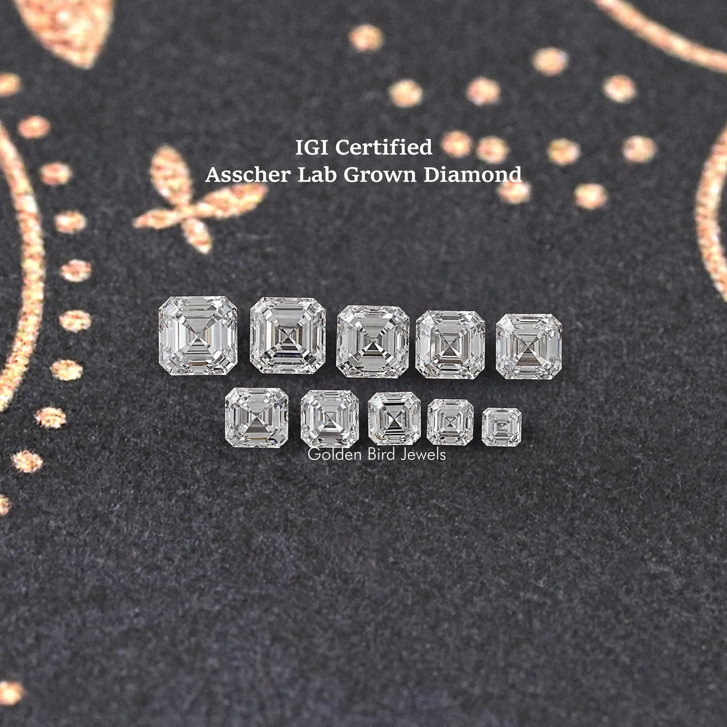 Asscher Cut Lab Grown Loose Diamond