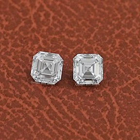  View Of Asscher Cut Lab Grown Diamond Pair