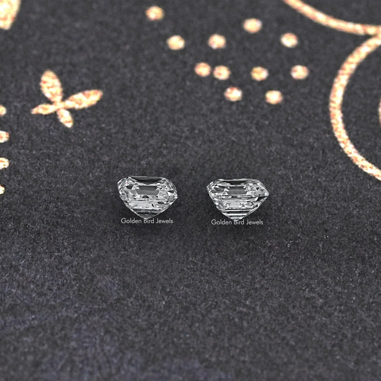 Asscher Cut Lab Grown Diamond Pair