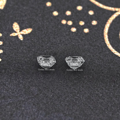 Asscher Cut Lab Grown Diamond Pair