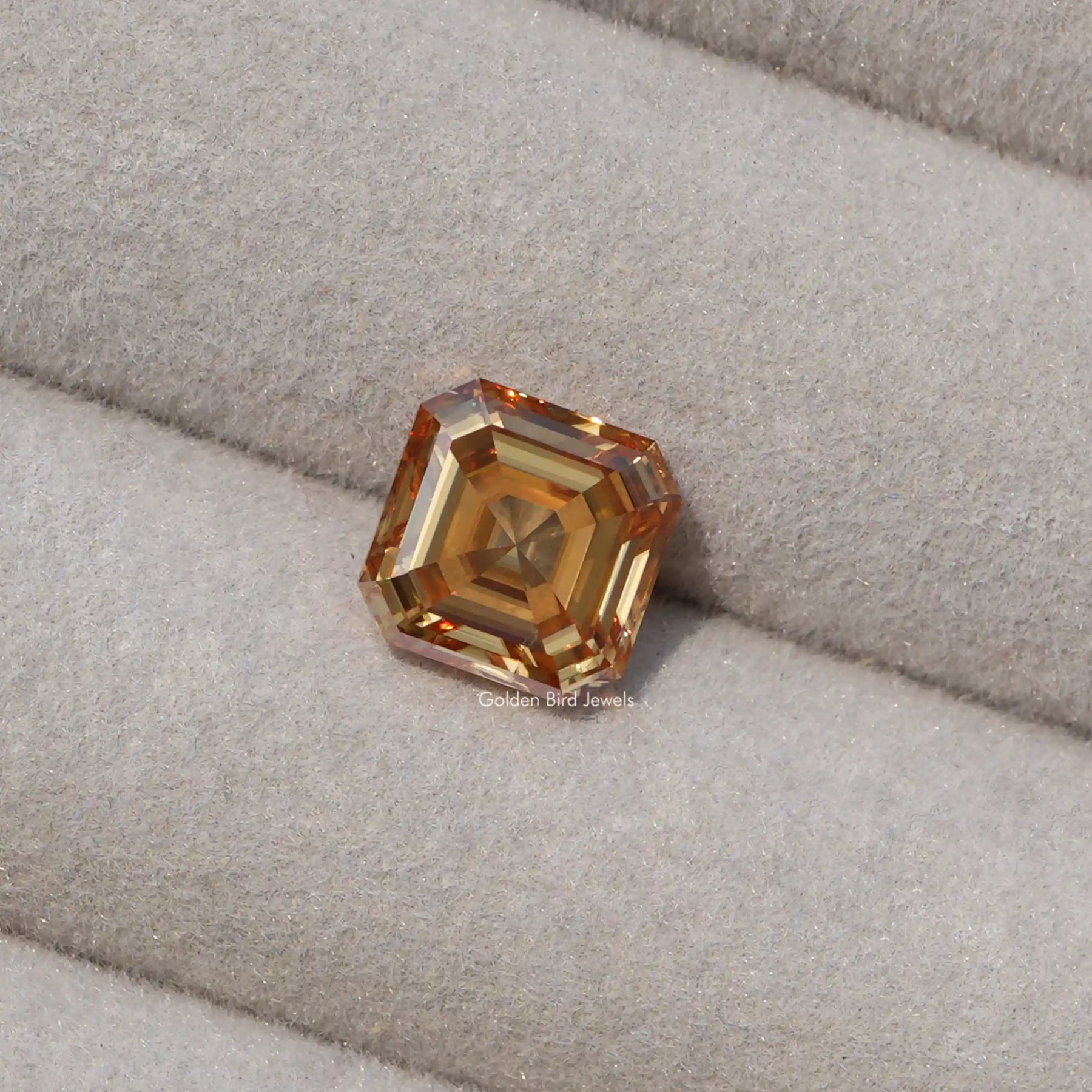 [VS Clarity Moissanite Asscher Loose Stone]-[Golden Bird Jewels]