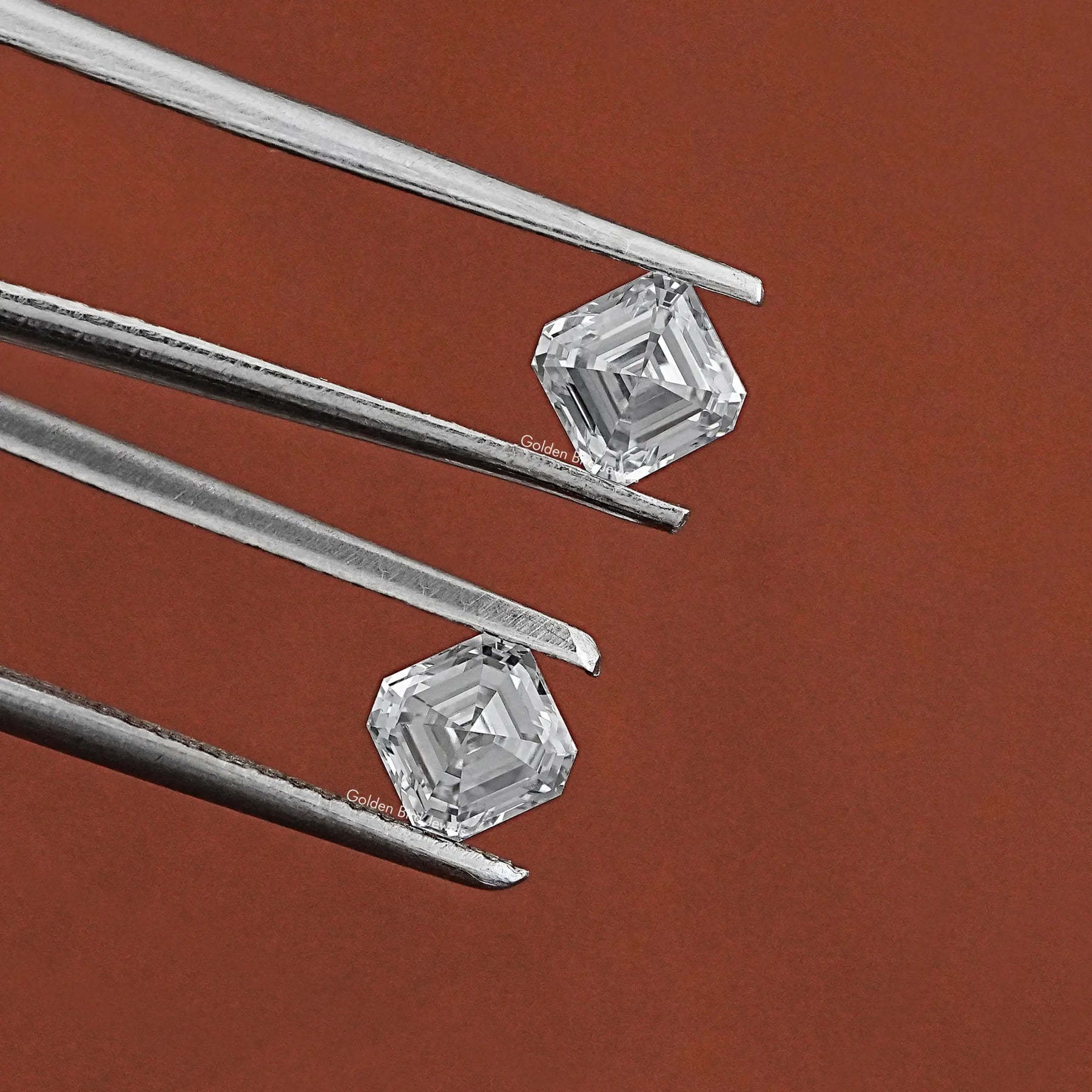 Asscher Cut Lab Grown Diamond Pair