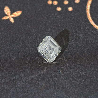2,85 Karat Off White Asscher Moissanit loser Stein