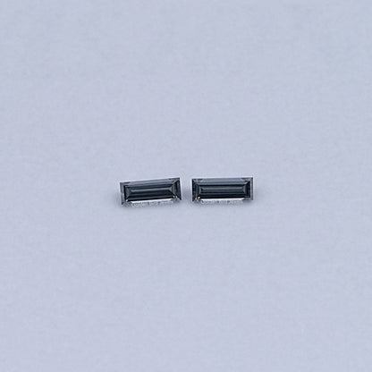 Top View of Baguette Cut Loose moissanite