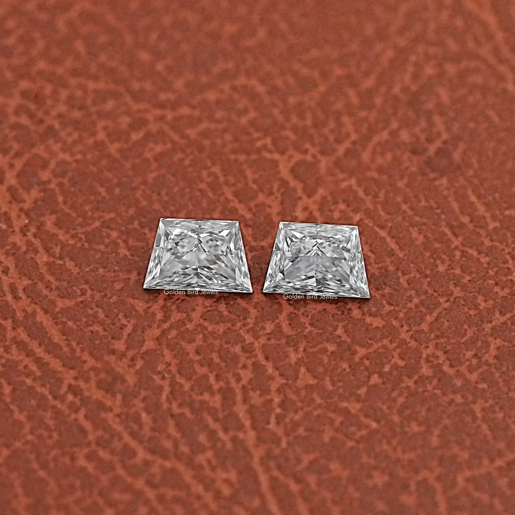 Brilliant Trapezoid Cut Loose Lab Diamond Pair