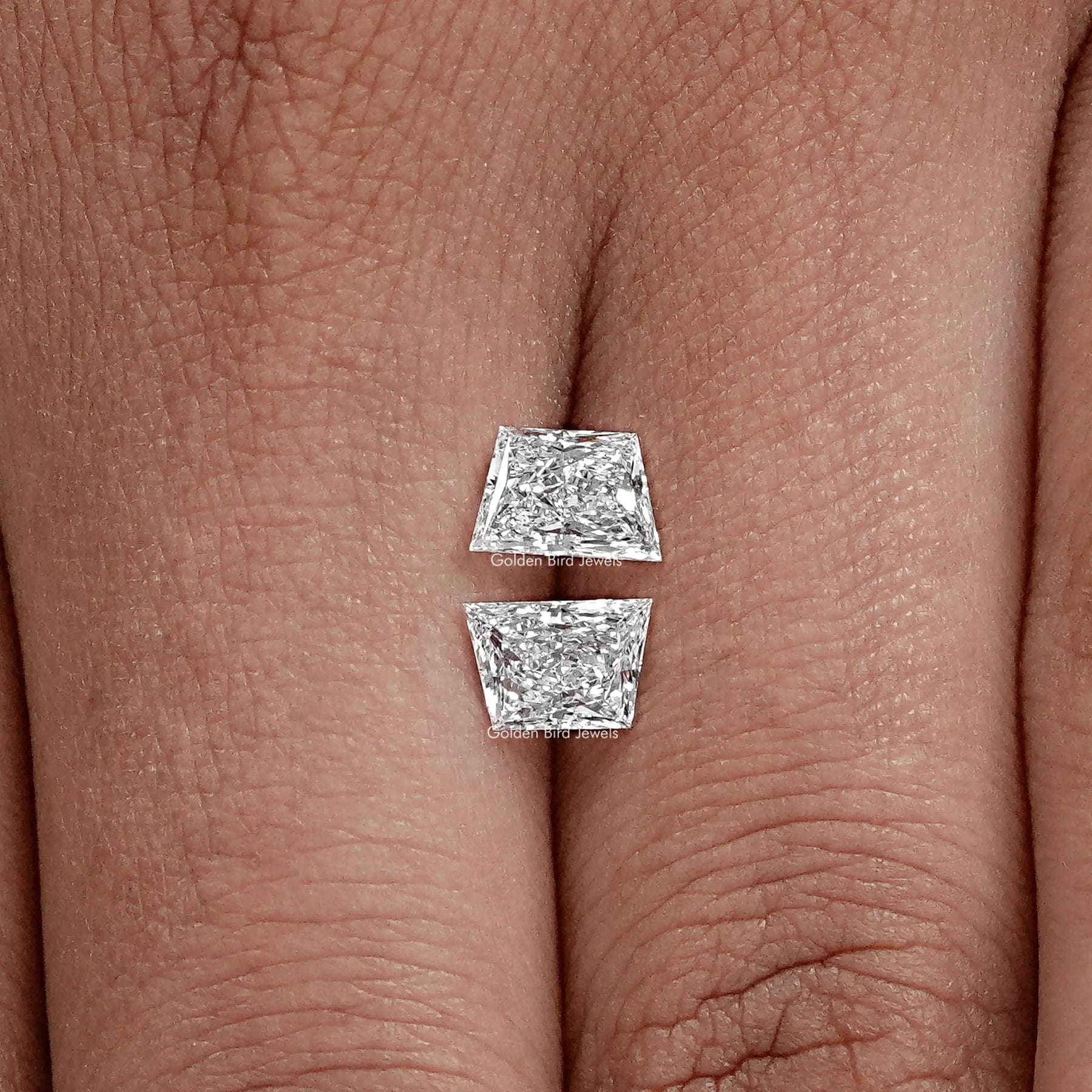 Brilliant Trapezoid Cut Loose Lab Diamond Pair