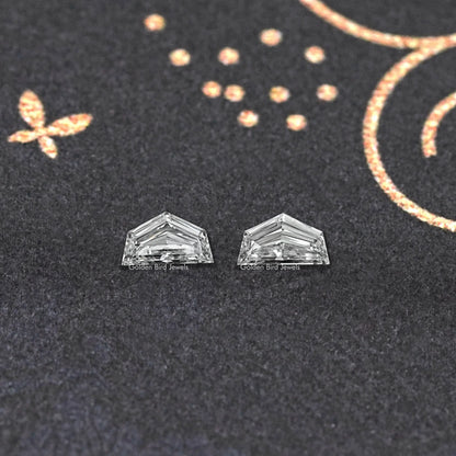 Cadillac Shaped Lab Grown Loose Diamond Pair