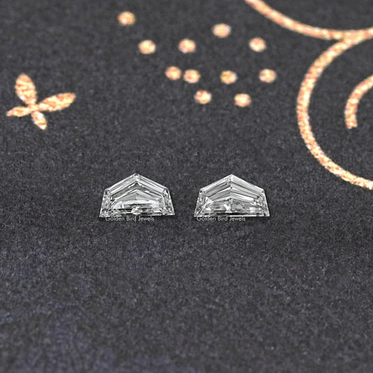 Cadillac Shaped Lab Grown Loose Diamond Pair