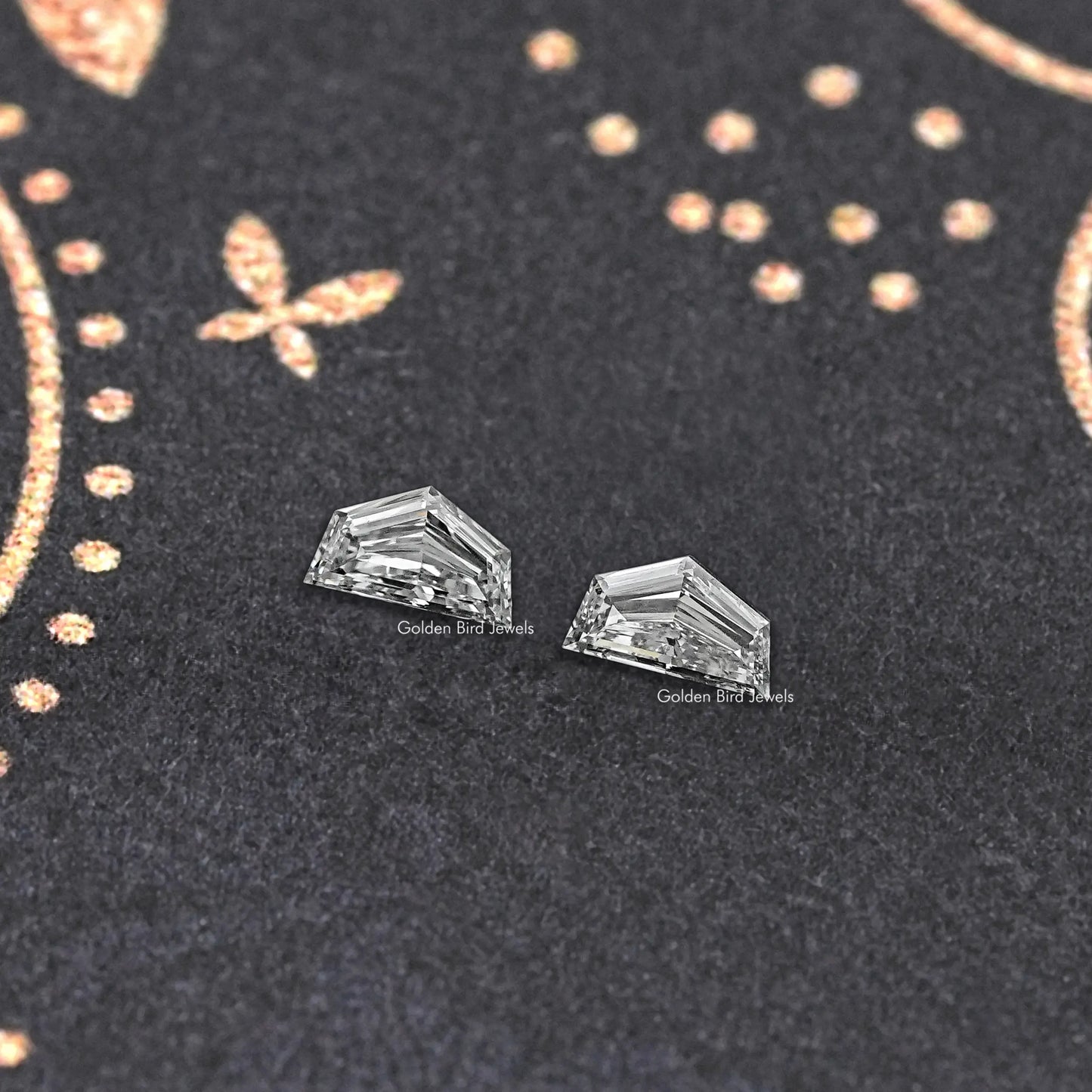 Cadillac Shaped Lab Grown Loose Diamond Pair